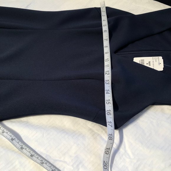 Donna Ricco Navy Dress Sz 8 - Picture 14 of 16